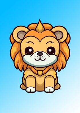 cute lion 