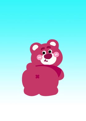 bear pink cute animal