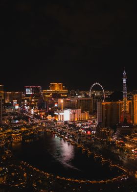 Las Vegas Strip Night view