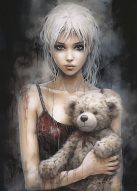 Woman teddy