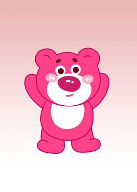 bear pink cute animal