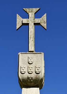 Traditional stone cross