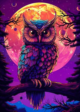 owl moon night