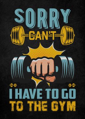 Gym Motivation Quote Art