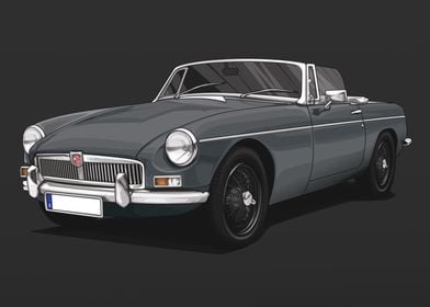 MG MGB Cabriolet Grey