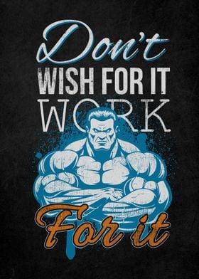 Gym Motivation Quote Art