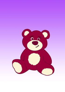 bear pink cute animal