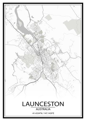 Launceston White City Map