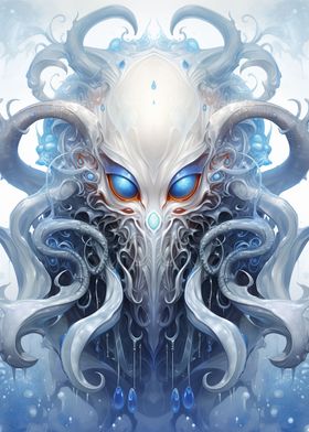 Icy Octopus Blue Face
