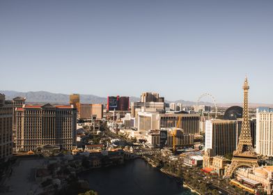 Vegas Strip View by Day