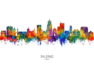 Palermo Italy Skyline