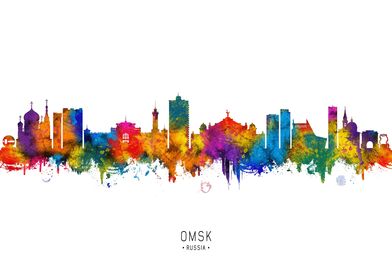 Omsk Russia Skyline