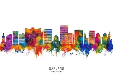 Oakland California Skyline