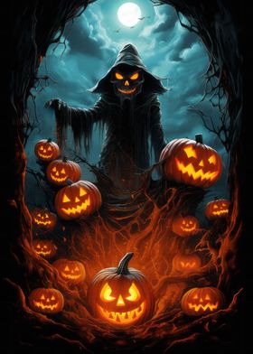 Creepy Halloween Poster