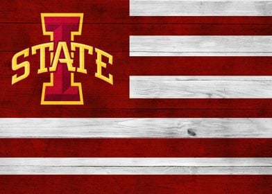 Iowa Ames Football Flag