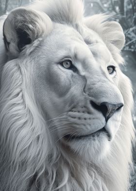 White Fantasy Lion