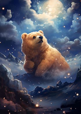 Galaxy Cute Bear