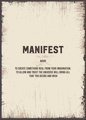 manifest