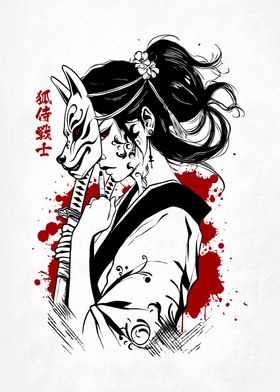 Samurai Kitsune Girl