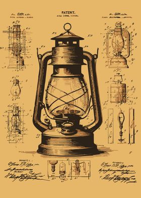 Hurricane Lantern Patent