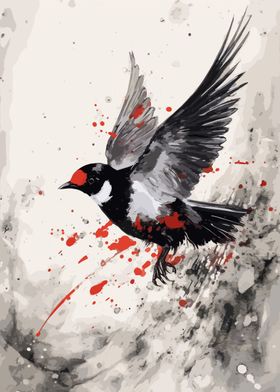 Bird Japanese Painting