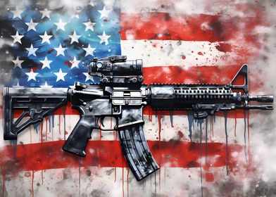 USA Rifle Gun Rights