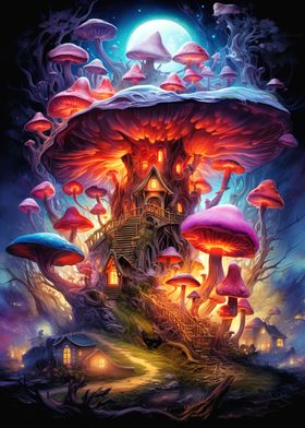 Magic Mushroom House