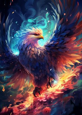Intricate Magic Eagle