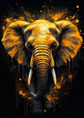 Elephant Abstract