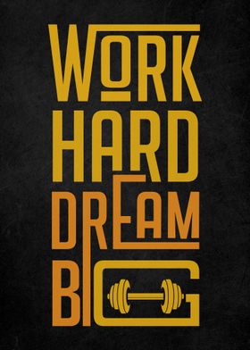 Gym Motivation Quote Art