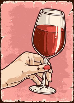 A Glass Of Wine Alcohol