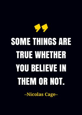 Nicolas Cage quote