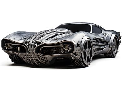 Futuristic Muscle Car Art