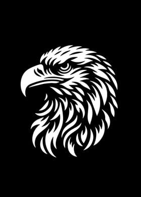 Eagle Stencil Design