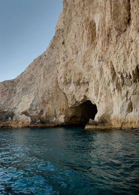 Cave on Cliff Face Zante