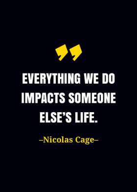 Nicolas Cage quote