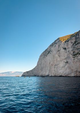 Cliff from Sea Photo