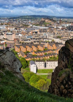 Hill View Of Edinburgh