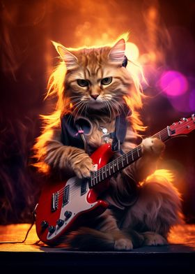 Pawsome Guitarist