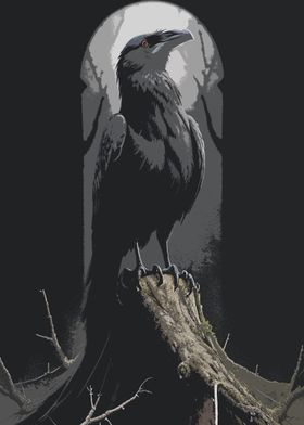 mysterious raven