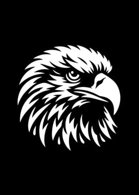 Eagle Stencil Design