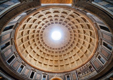 Pantheon Dome In Rome