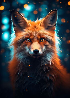 Red Fox in Forest