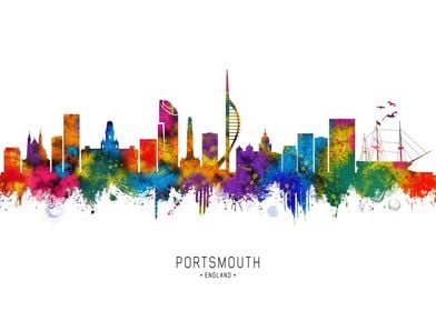 Portsmouth England Skyline