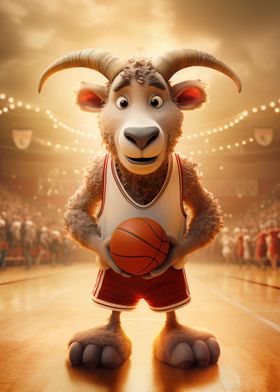 Goat Basketballer