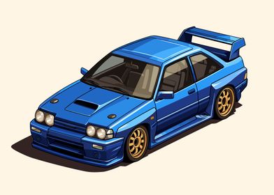 Subaru Imp Minimalist Car