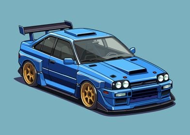 Subaru WRX Minimalist Car