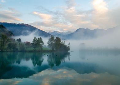 Sunrise Lake Reflections