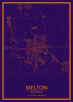 Melton AUS Purple City Map