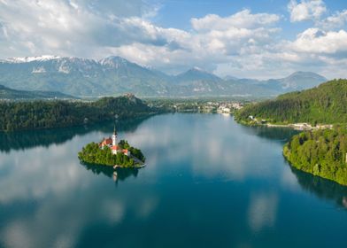 Lake Island Summer